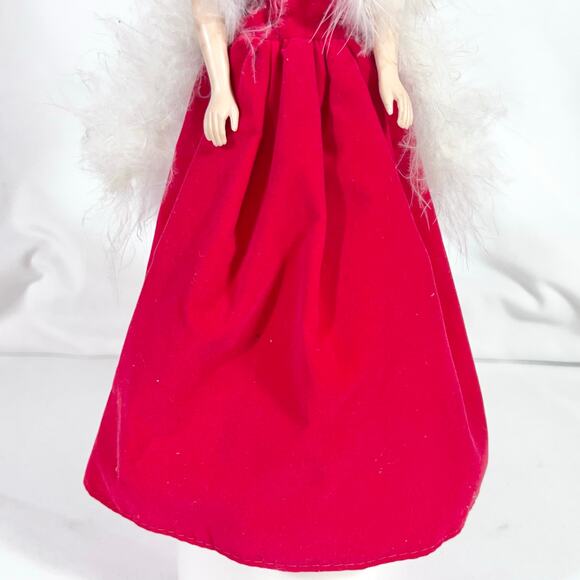 Vintage Betty Boop Fashion Doll Red Dress White Feathers Precious Kids 1998 - Picture 11 of 15